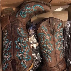 Corral boots, youth size 3